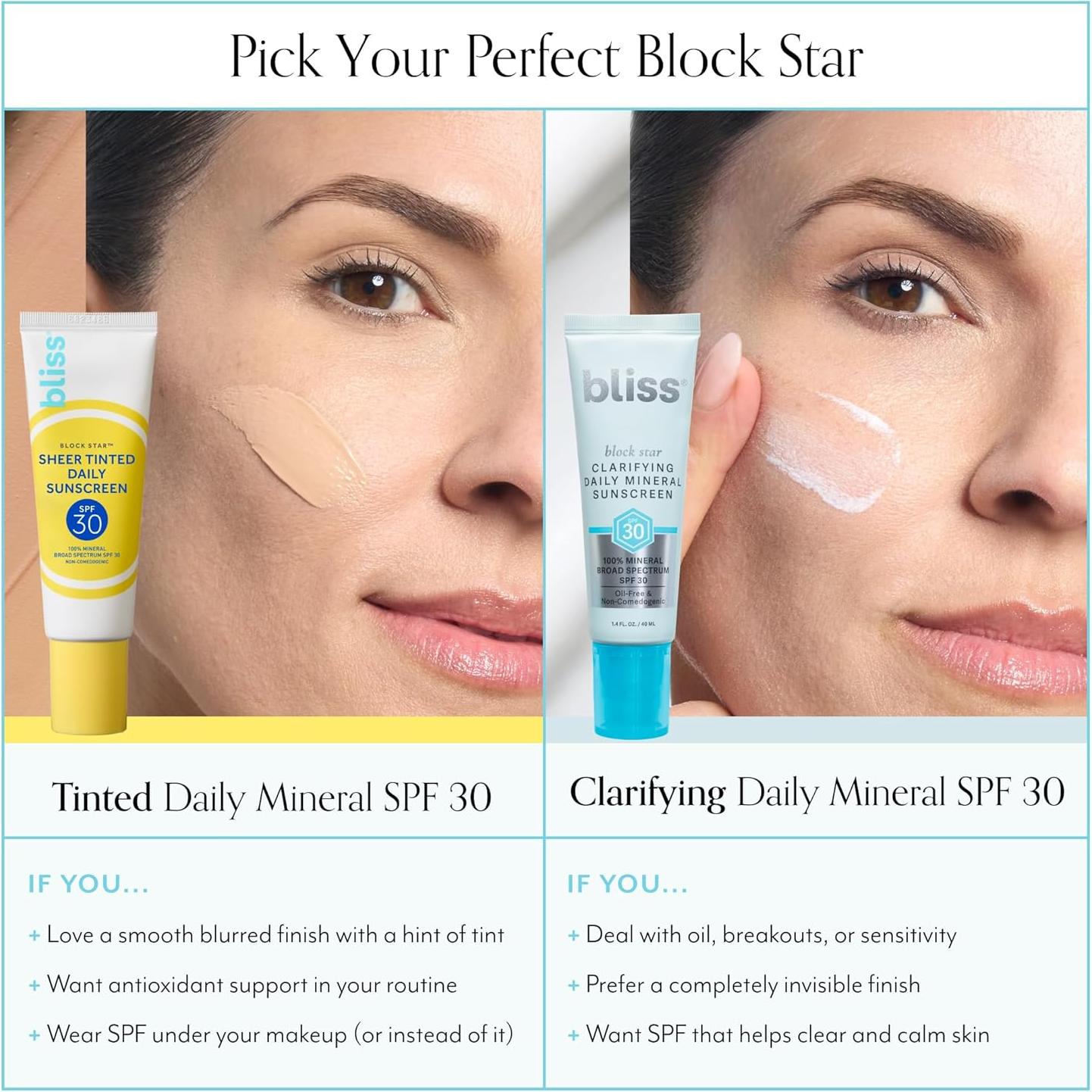 Protector Solar Mineral Bliss Bloque Estrella SPF 30 41.6 ml