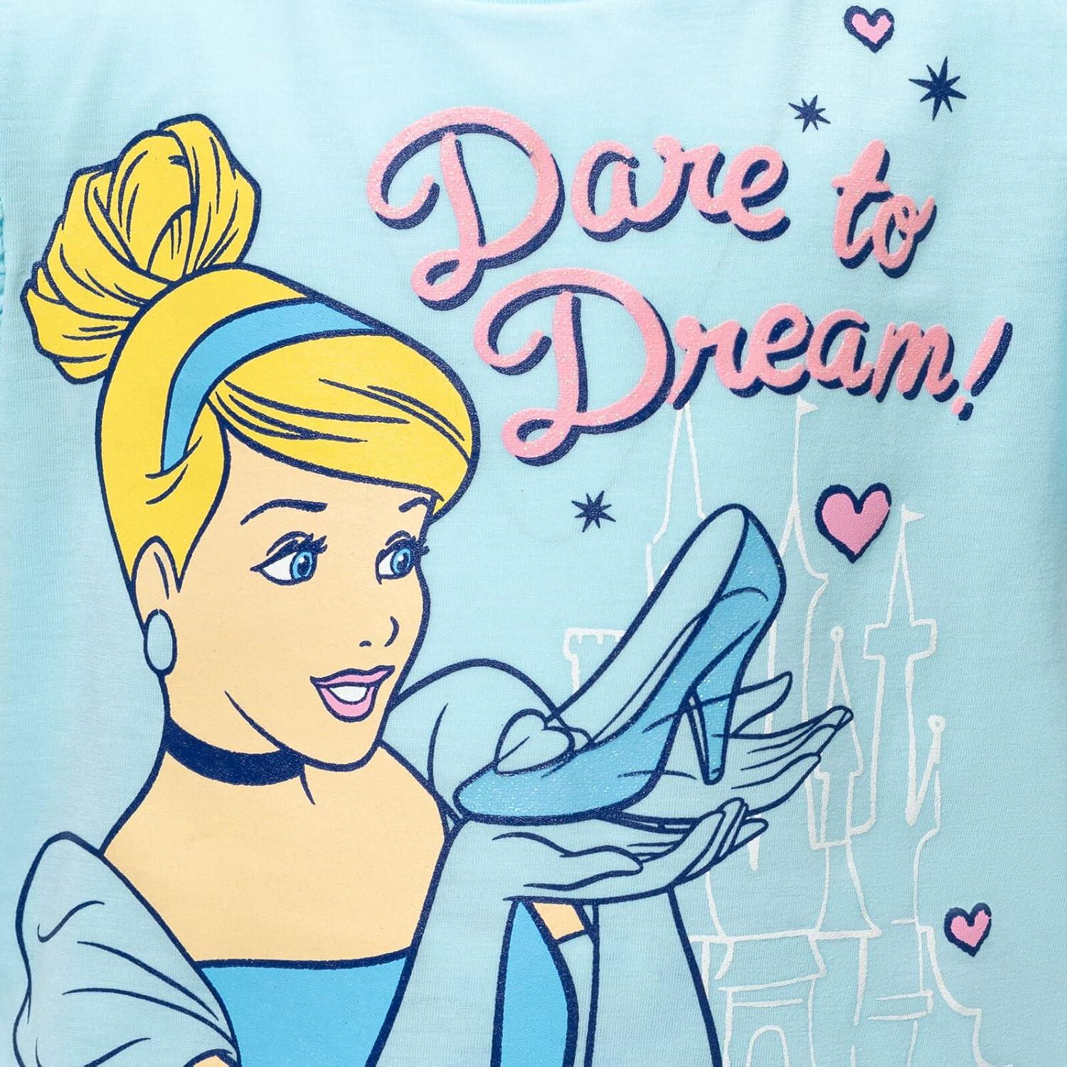 Conjunto camiseta peplum Tiana Disney + pantalones cortos