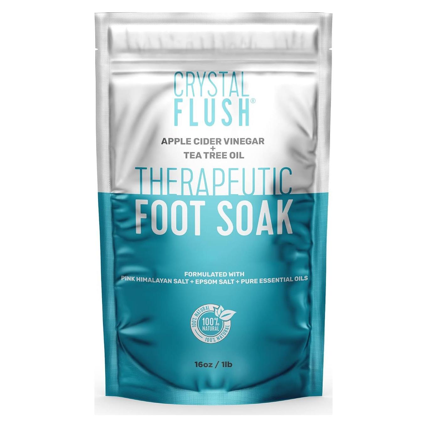 Remojo para Pies Crystal Flush - Antifúngico Natural 450g