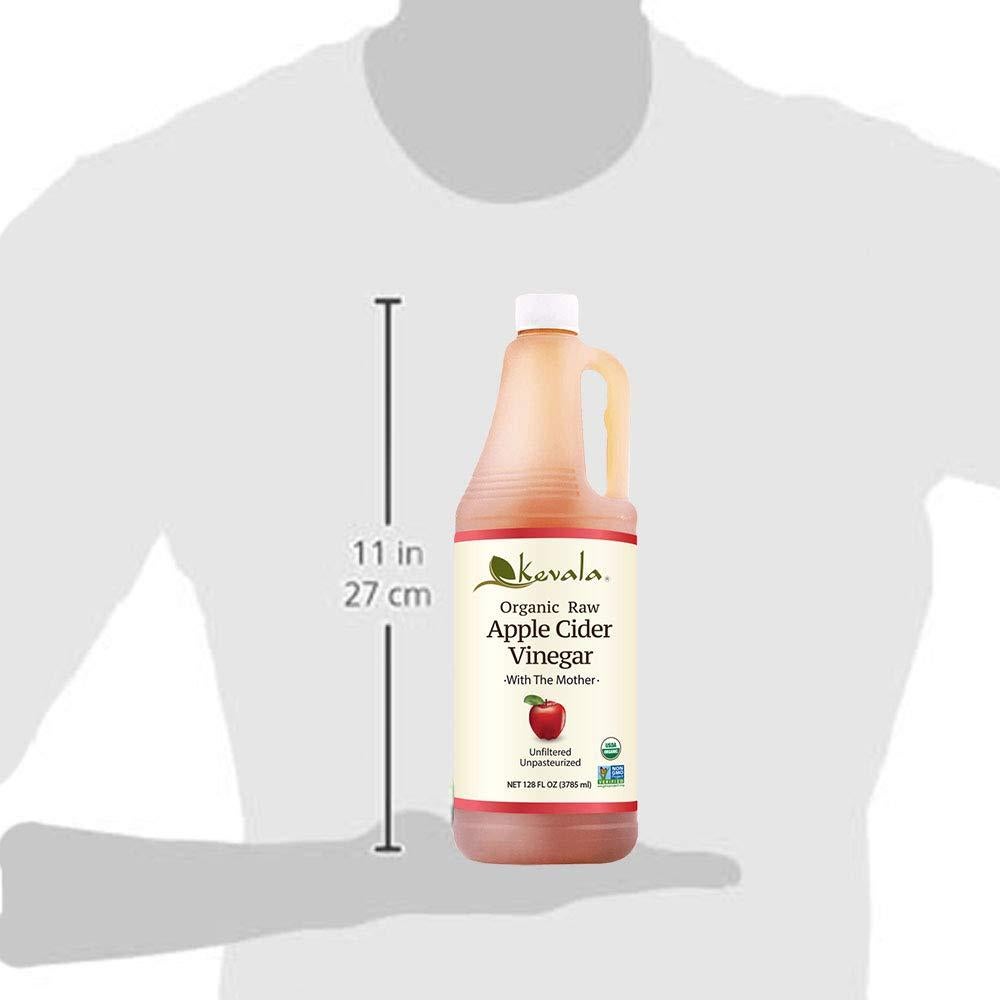 Vinagre de Sidra de Manzana Crudo Orgánico Kevala 1L - Con Madre, Kosher