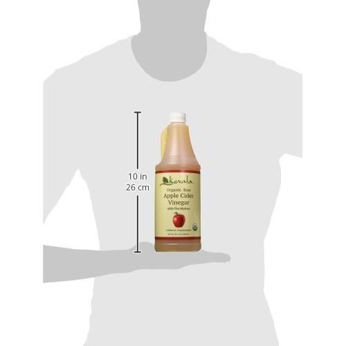 Vinagre de Sidra de Manzana Crudo Orgánico Kevala 1L - Con Madre, Kosher