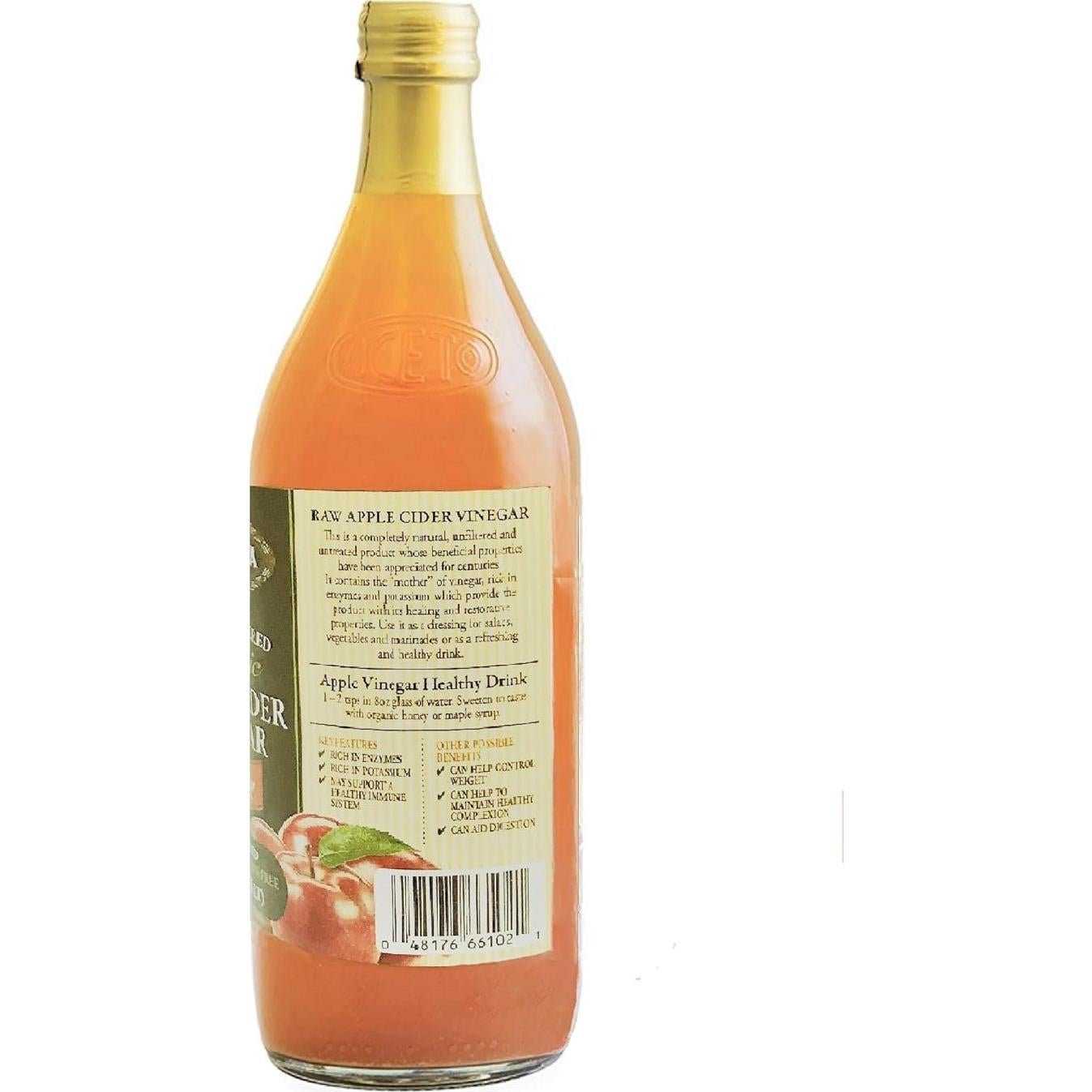 Vinagre de Sidra de Manzana Orgánico Mantova 2000 ml Crudo