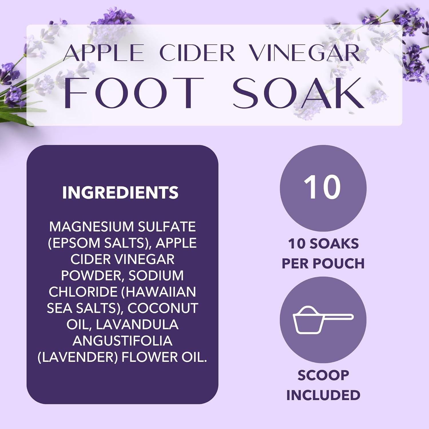 Remojo de Pies Laki Naturals con Vinagre de Sidra 283.5g