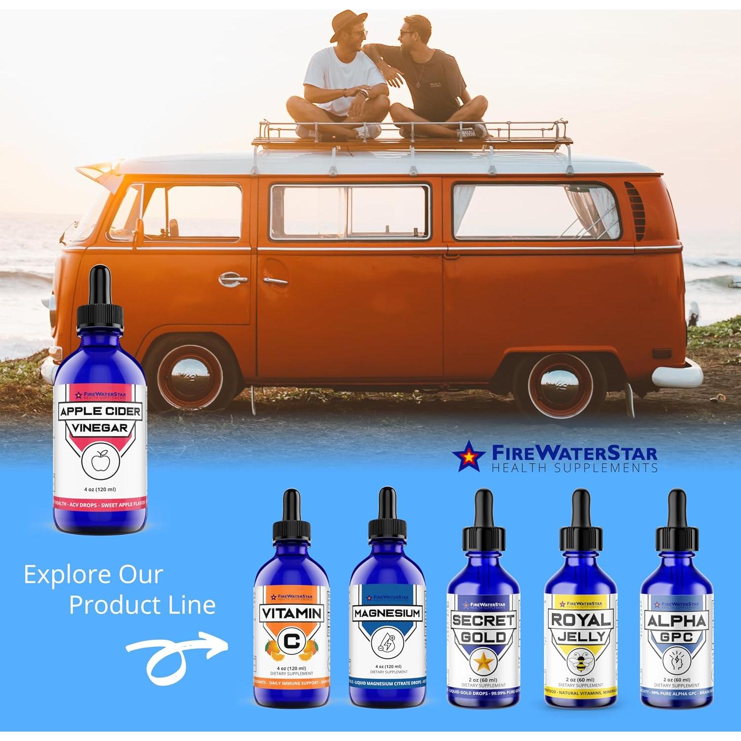 Vinagre de Sidra de Manzana Orgánico FWS 120ml - Con Madre, Vegano