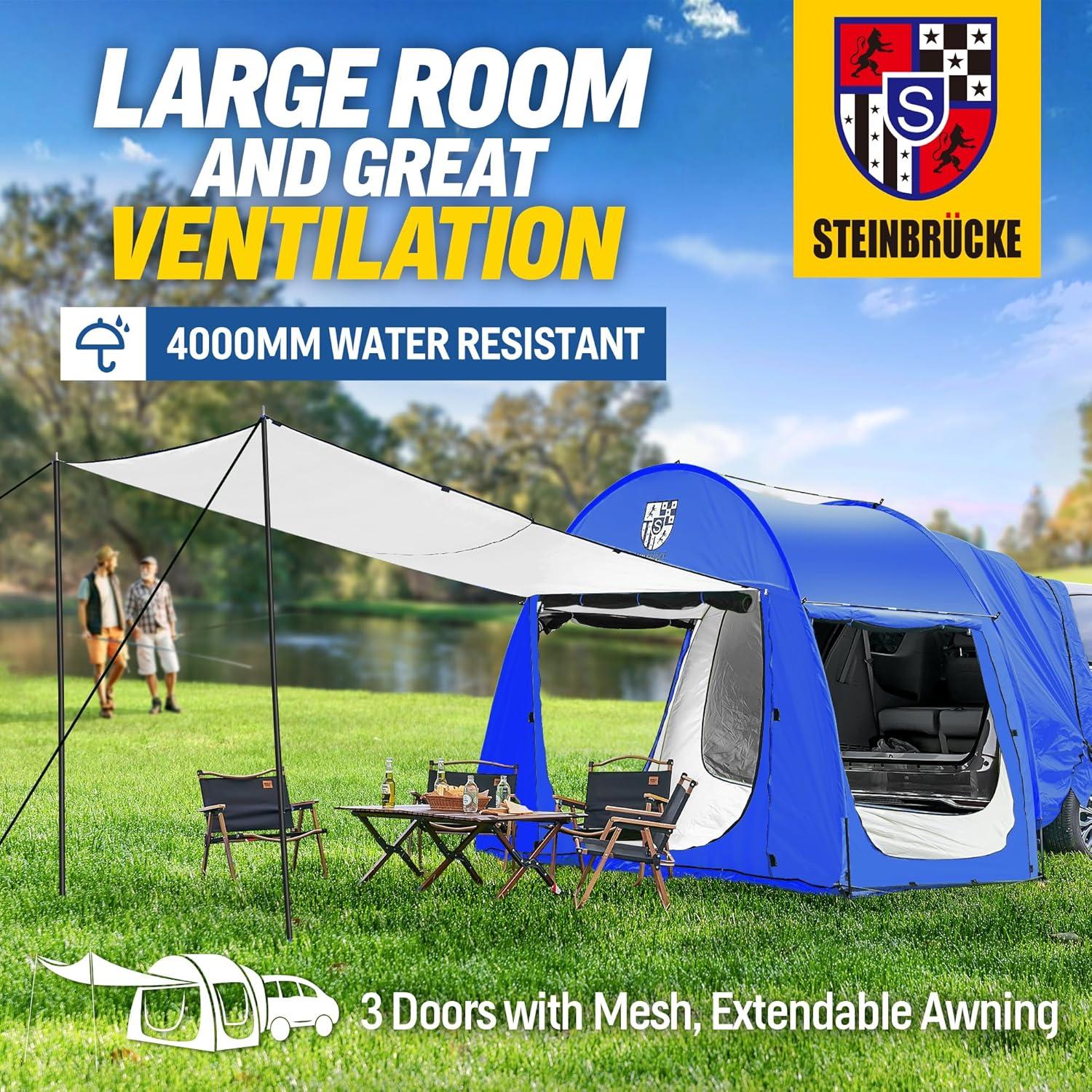 Tienda de Camping SUV Motovecor 4 Personas Impermeable