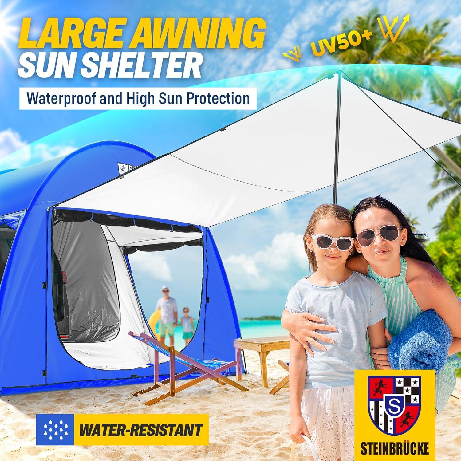 Tienda de Camping SUV Motovecor 4 Personas Impermeable