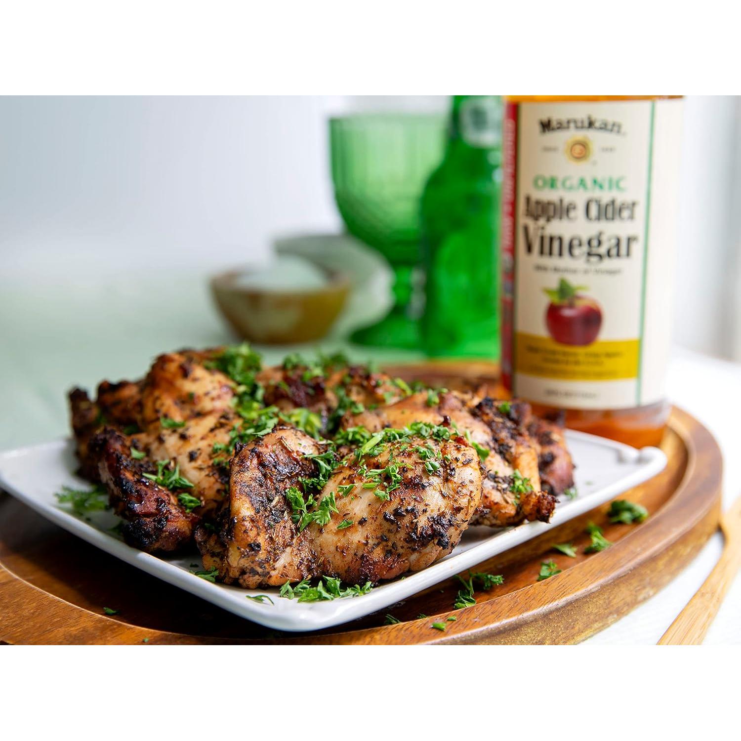 Vinagre de Sidra de Manzana Orgánico Marukan 710 ml Botella Vidrio