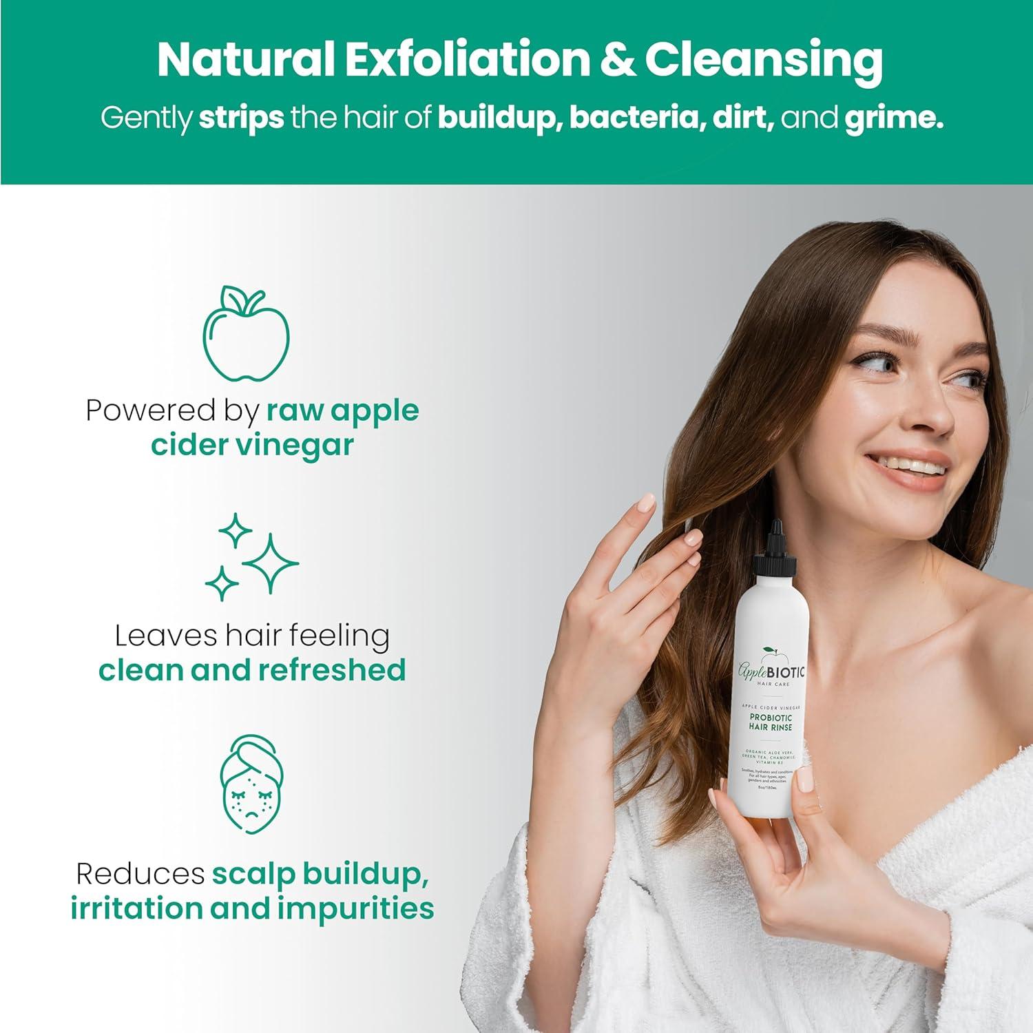 Enjuague Detoxificante AppleBiotic 226.8 g - Vinagre de Sidra