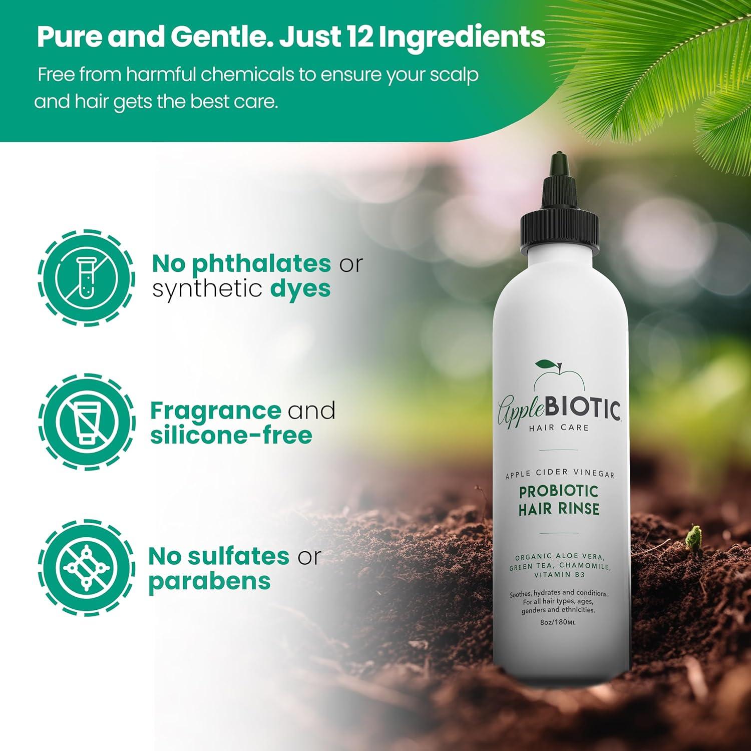 Enjuague Detoxificante AppleBiotic 226.8 g - Vinagre de Sidra