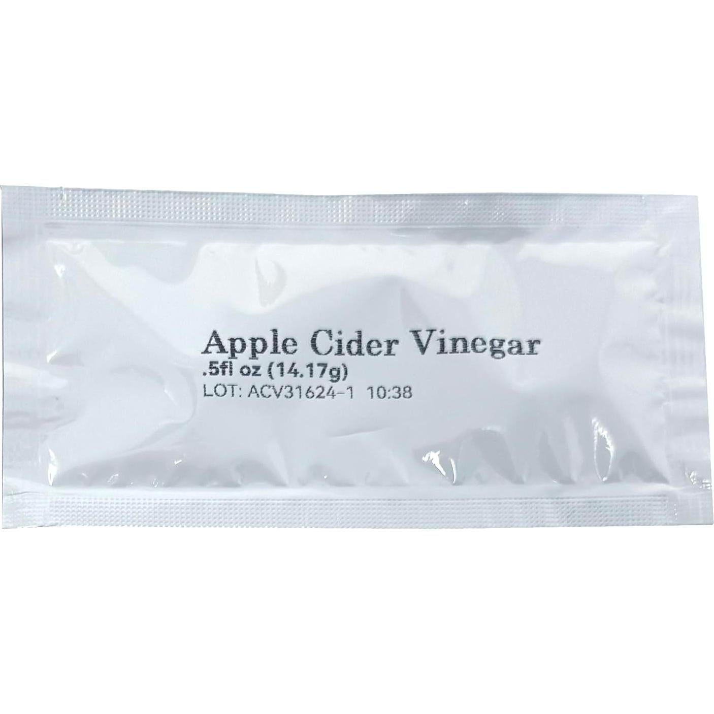 Paquetes de Vinagre de Sidra de Manzana Crait - 25 Paquetes de 14.17ml
