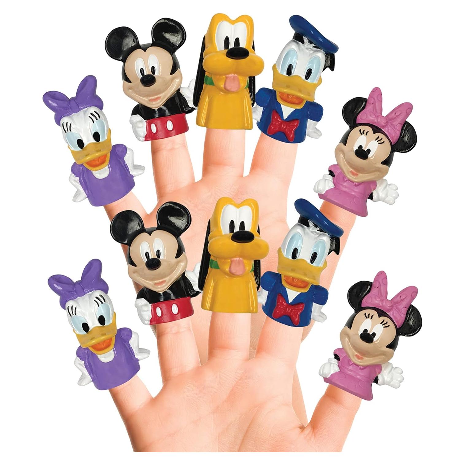 Marionetas de Dedo Disney Mickey Mouse 10 Piezas Educativas