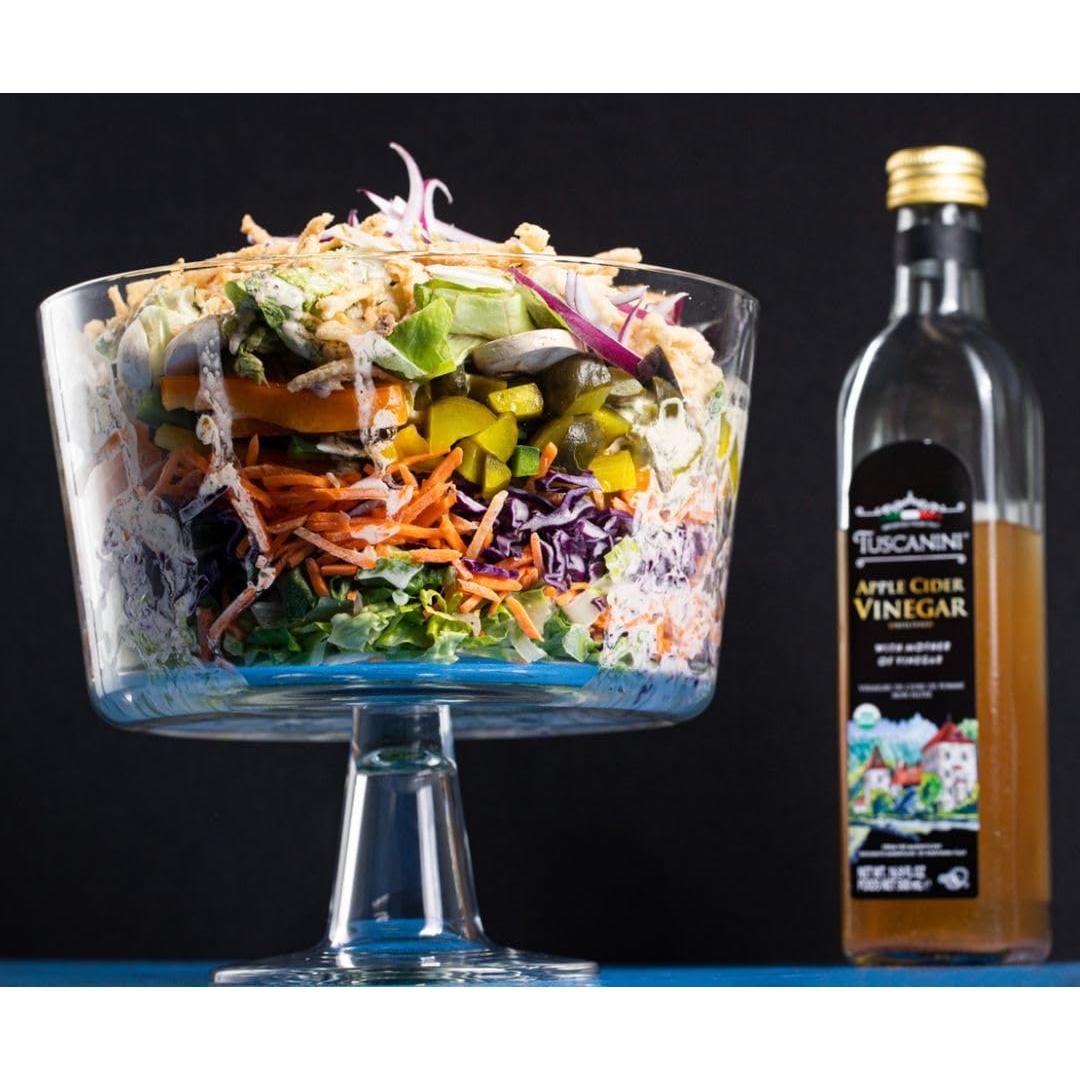 Vinagre de Sidra de Manzana Orgánico Tuscanini 1L Sin Filtrar