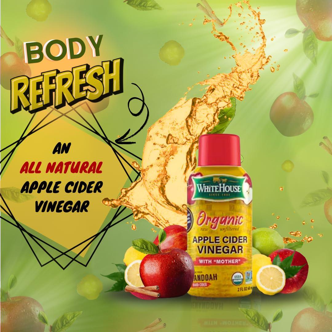 Vinagre de Sidra de Manzana Orgánico White House 24x59ml