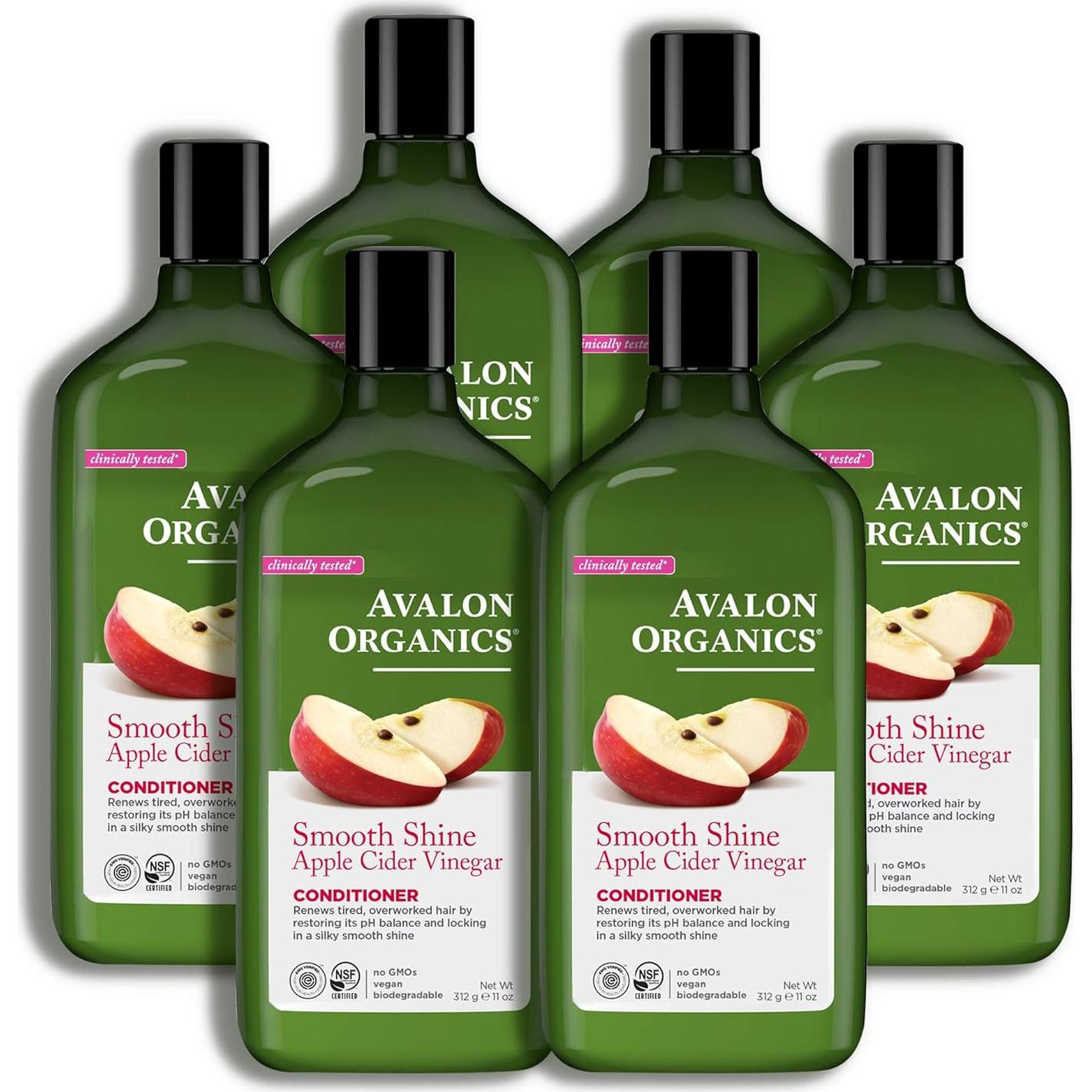 Acondicionador Avalon Organics 311 g Vinagre de Sidra x6