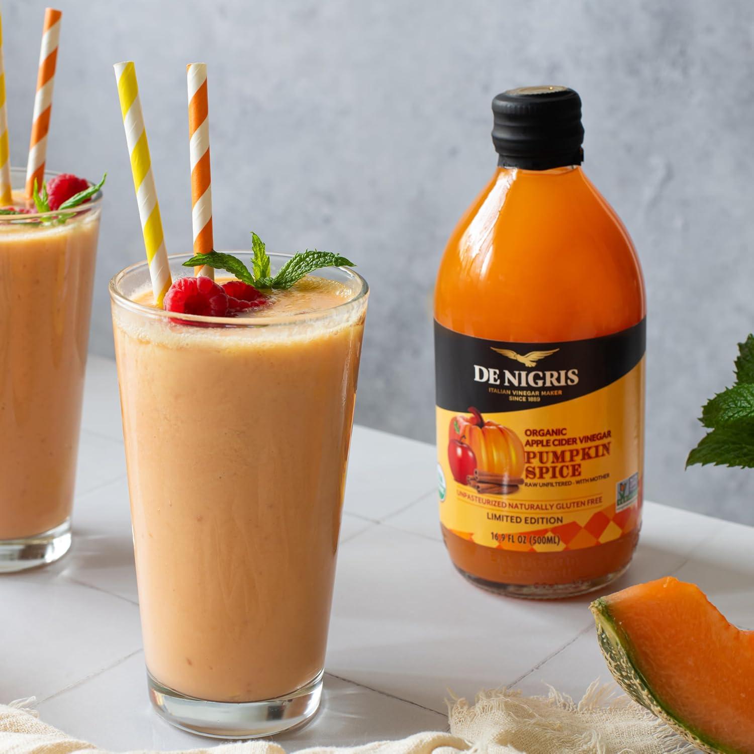 Vinagre de Sidra de Manzana Orgánico De Nigris 500ml con Especias