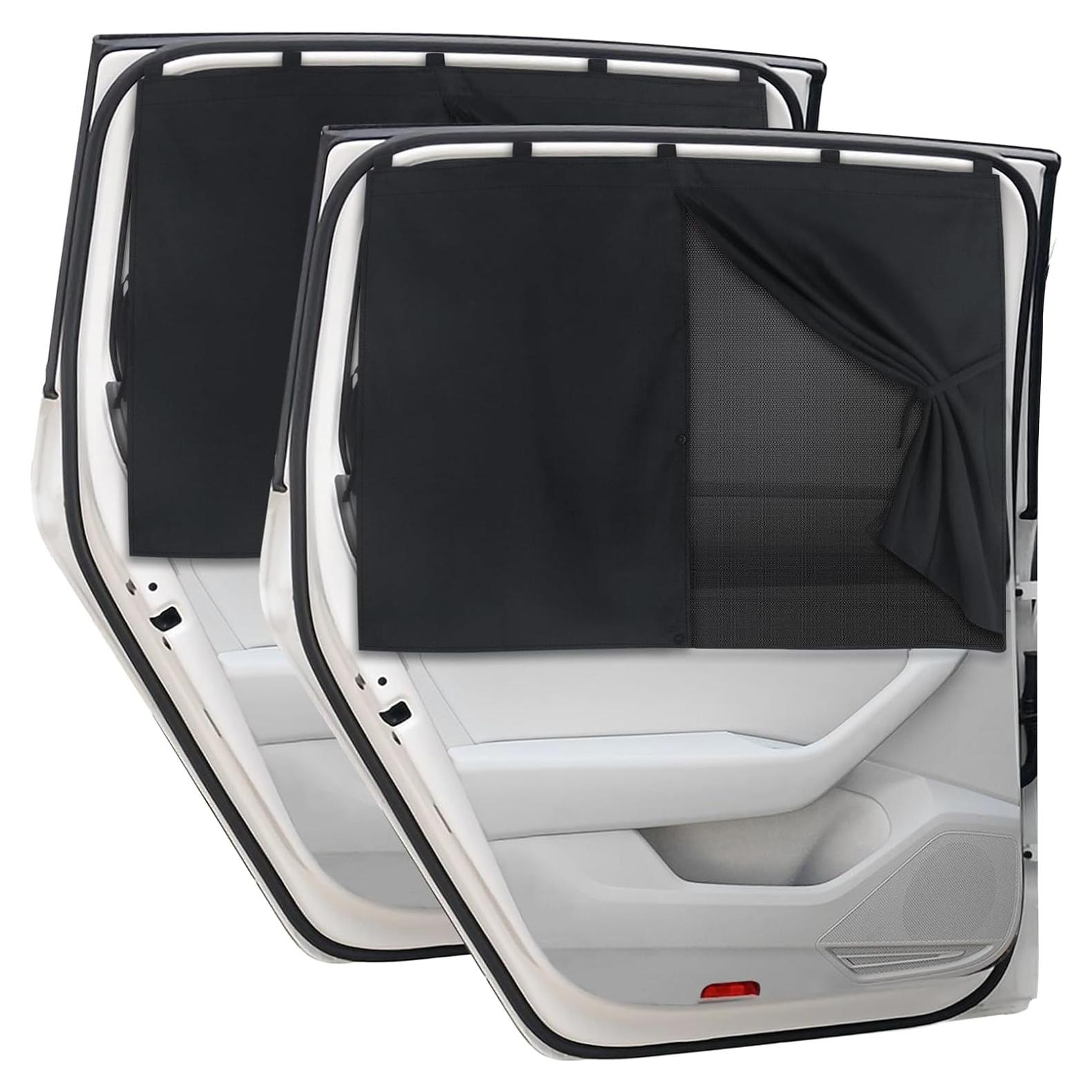 Sombrillas Magnéticas DIZA100 para Ventanas de Auto 2 Pcs