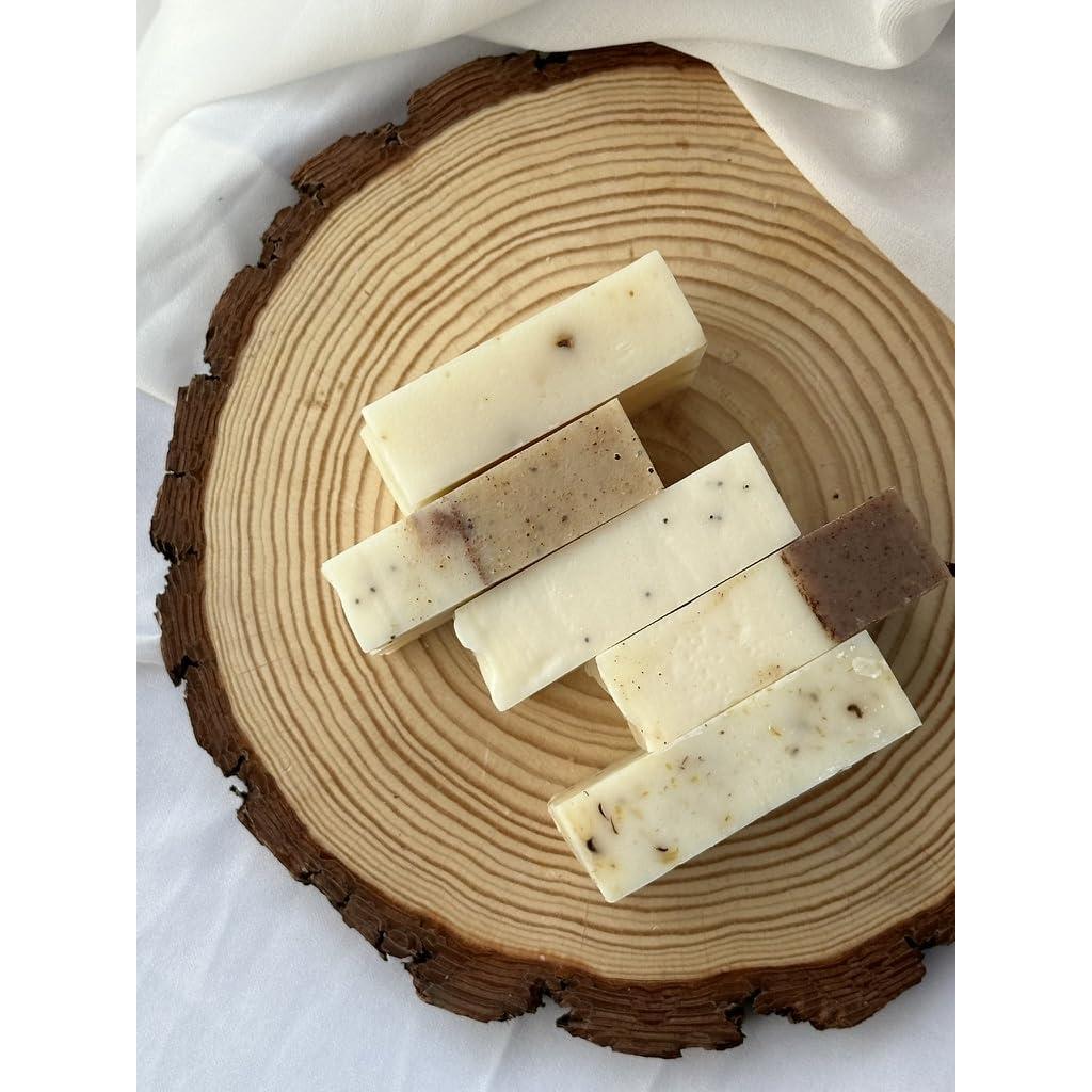 Jabón de Semilla de Uva Hecho a Mano 4 x 99 g - Natural y Ecológico