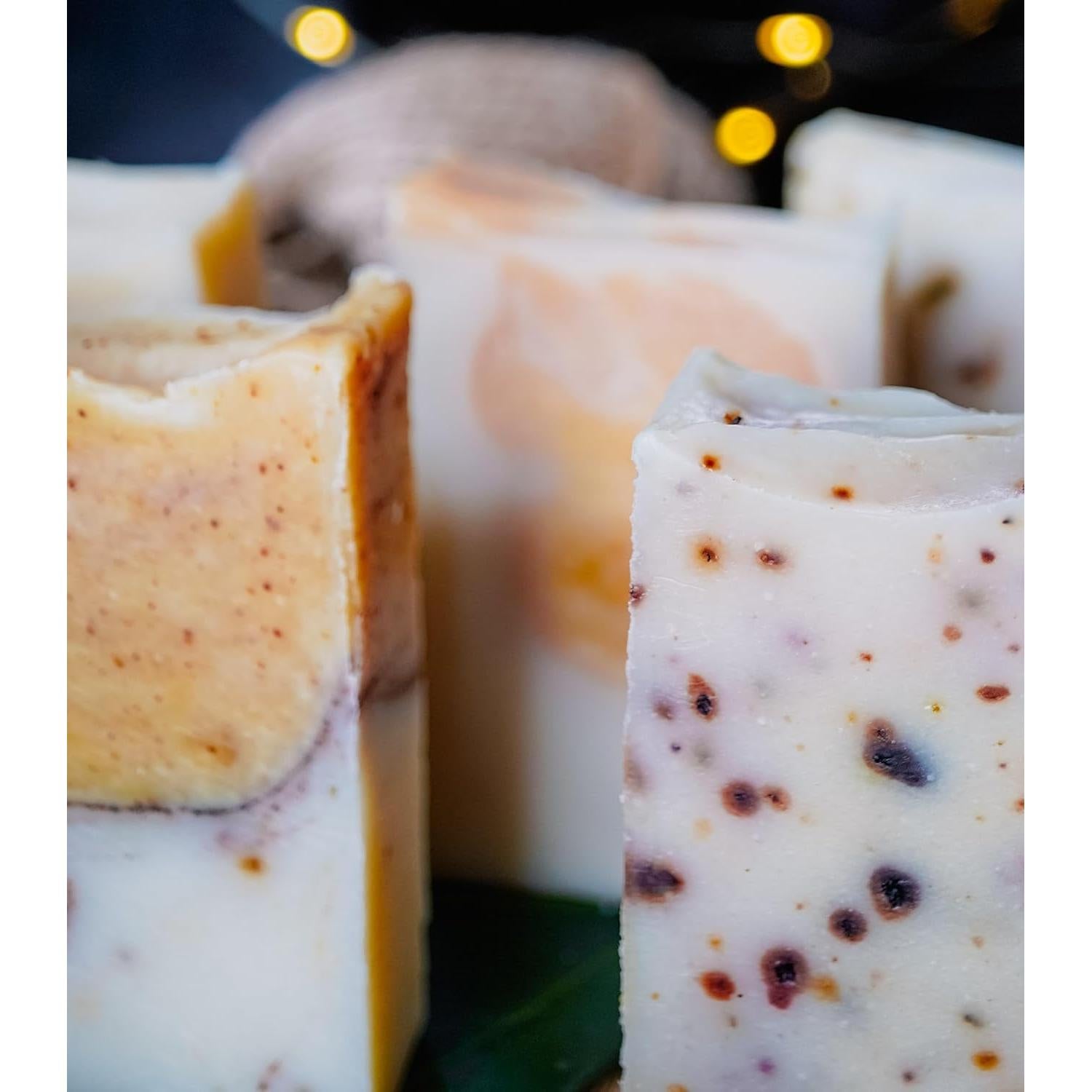 Jabón de Semilla de Uva Hecho a Mano 4 x 99 g - Natural y Ecológico