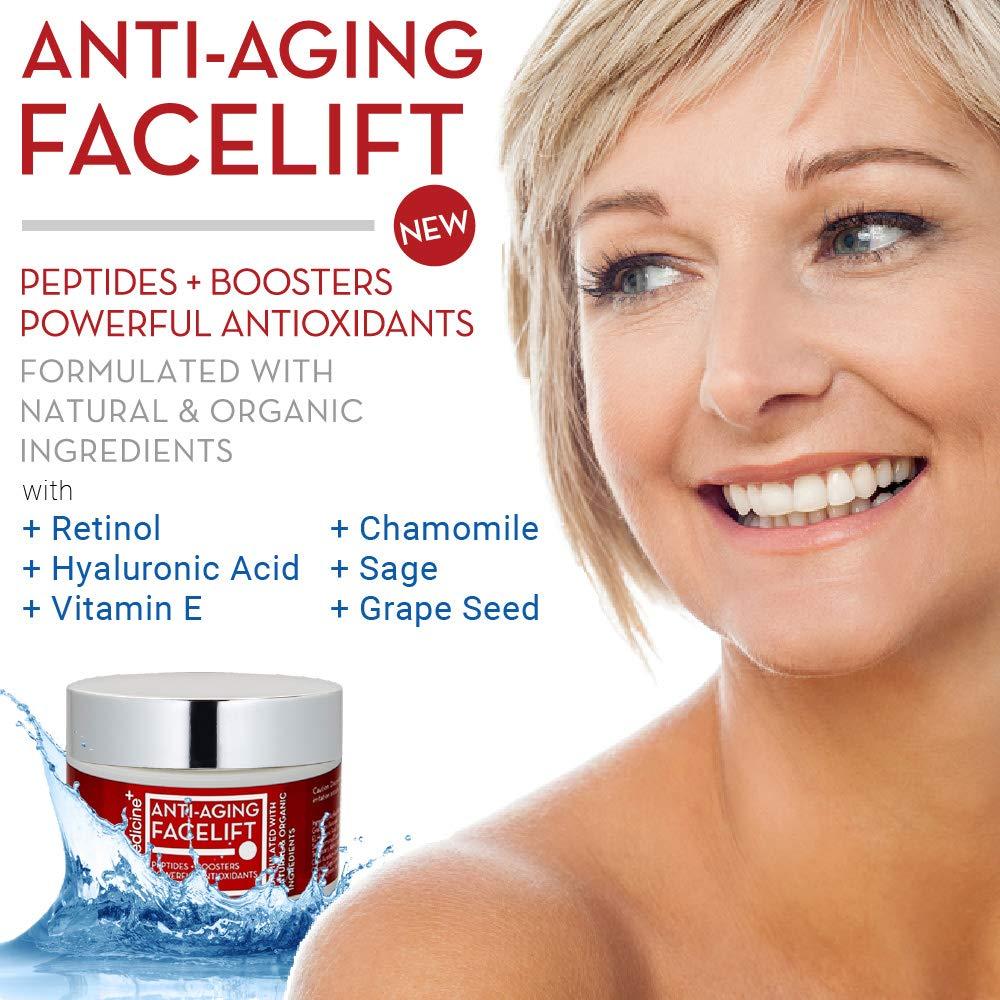 Crema Facial Anti-Envejecimiento Dermedicine 60g con Retinol