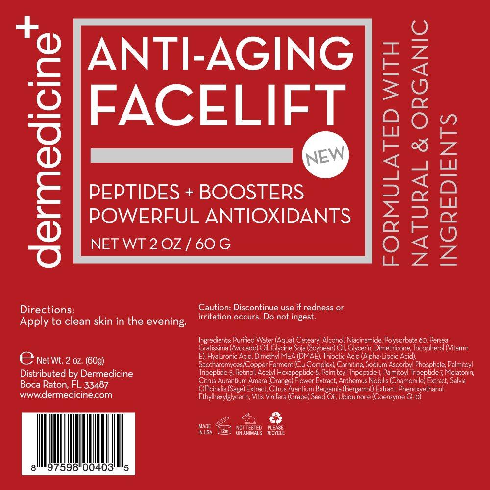 Crema Facial Anti-Envejecimiento Dermedicine 60g con Retinol