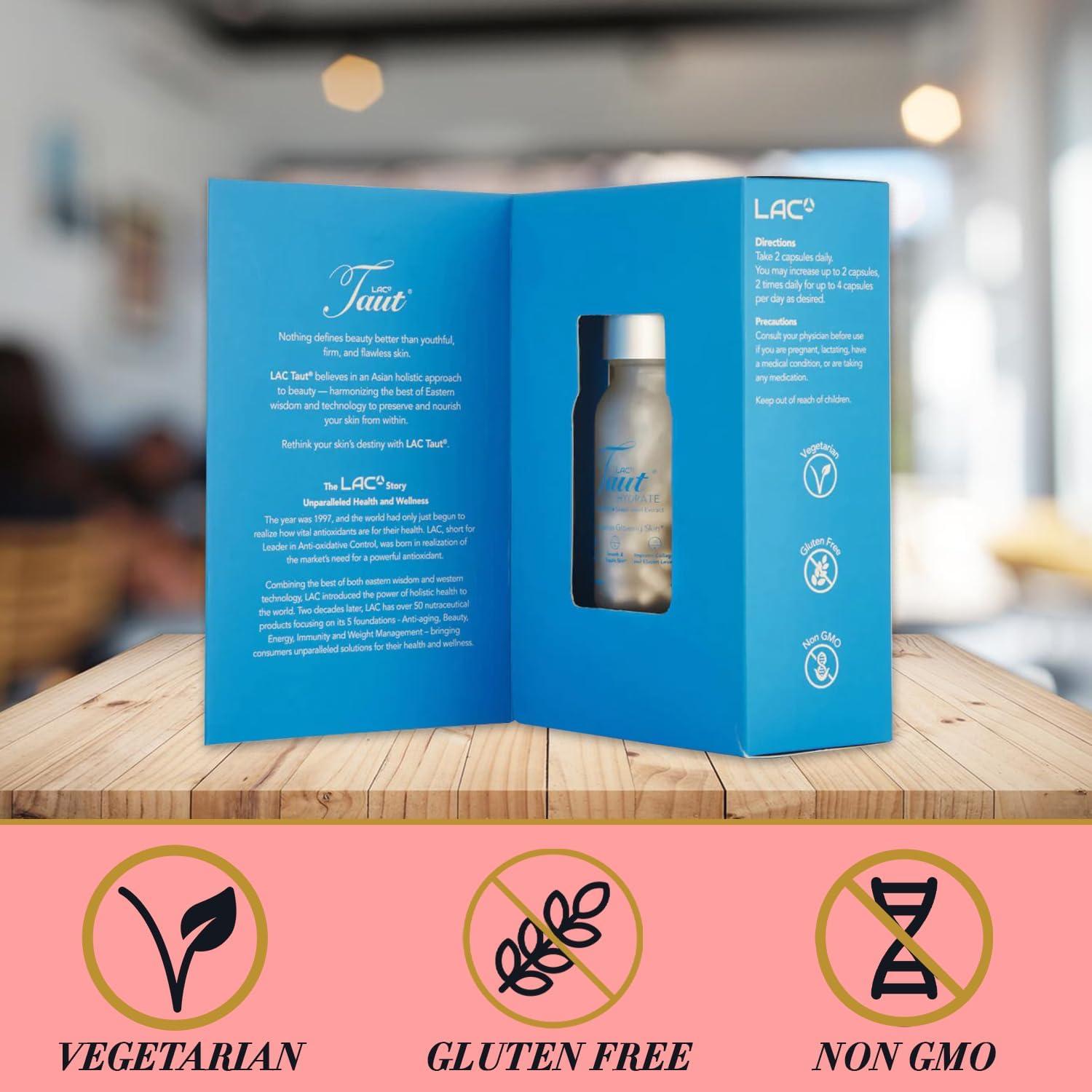 Suplemento de Ácido Hialurónico Taut - 60 Cápsulas Veganas 120mg