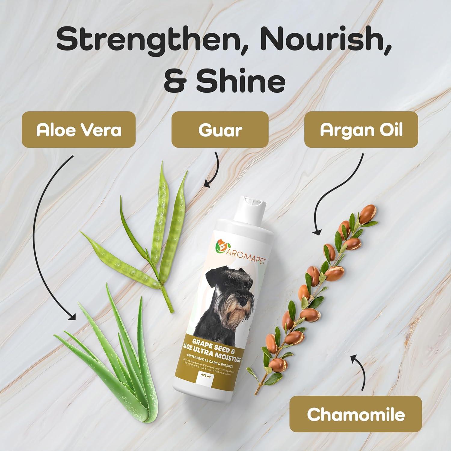 Champú Hipoalergénico para Perros AROMAPET 570g - Aloe y Uva