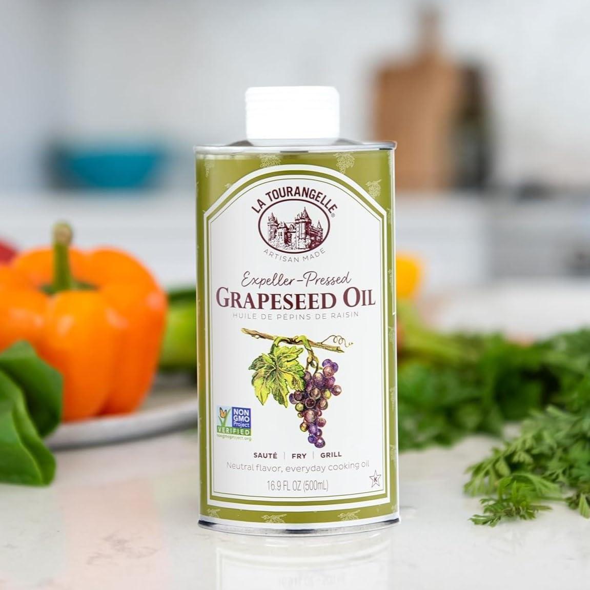 Aceite de Semilla de Uva La Tourangelle 500 ml Prensado en Frío