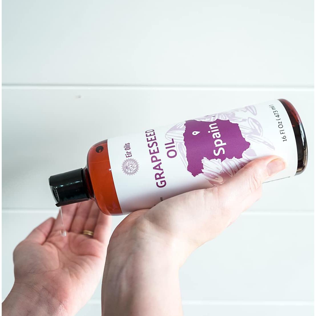 Aceite de Semilla de Uva EIR Oils 473 ml - Puro para Piel y Cabello