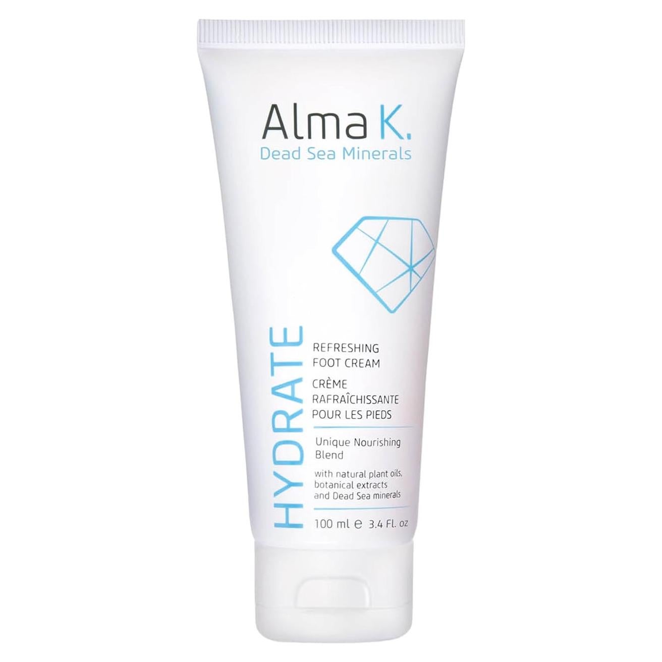 Crema Refrescante para Pies Alma K - 96 g - Hidratación Intensa