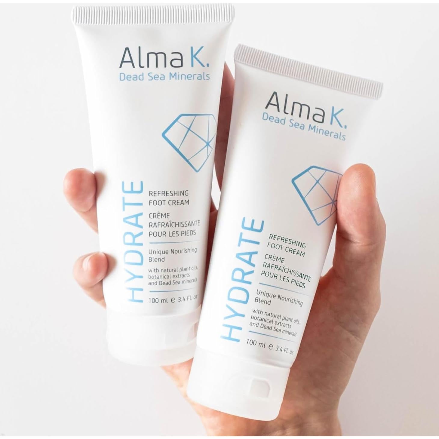 Crema Refrescante para Pies Alma K - 96 g - Hidratación Intensa