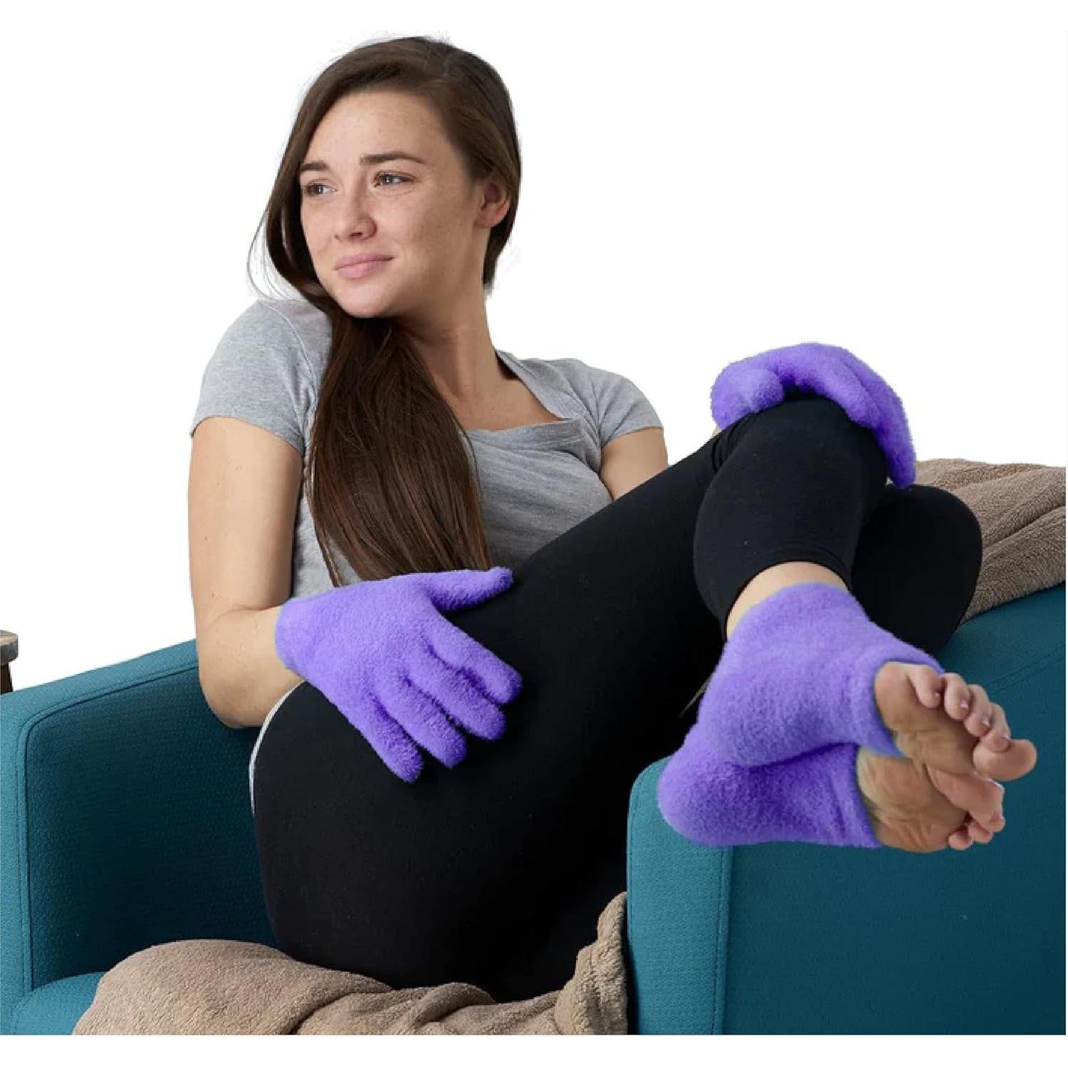 Mangas y Guantes Hidratantes NatraCure - Talones y Manos Secas