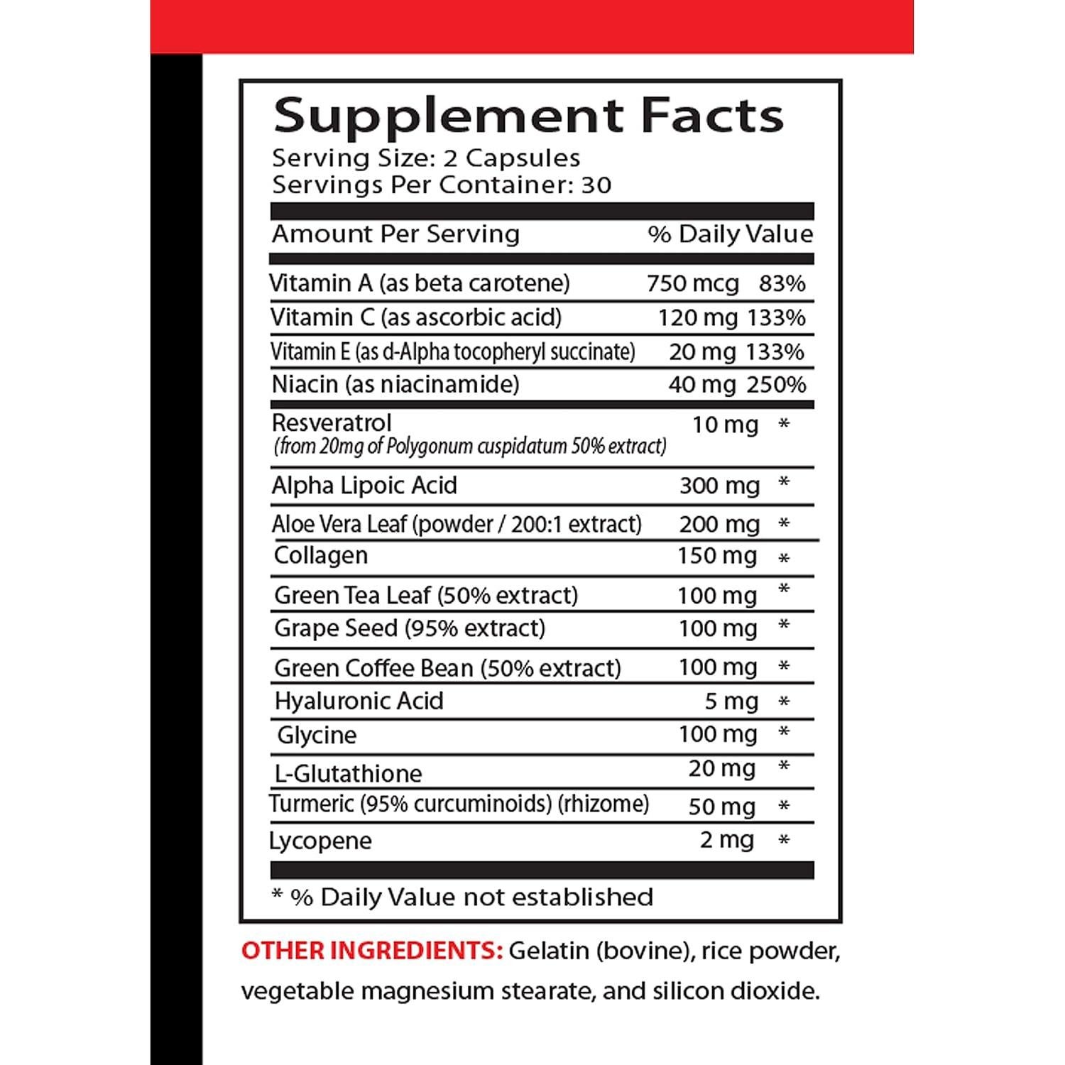 Suero Antienvejecimiento Colágeno y Resveratrol 85g