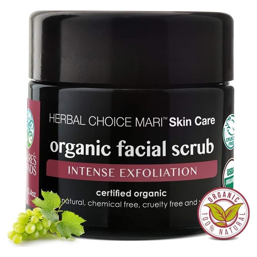 Exfoliante Facial Orgánico Nature's Brands 100ml - Piel Seca