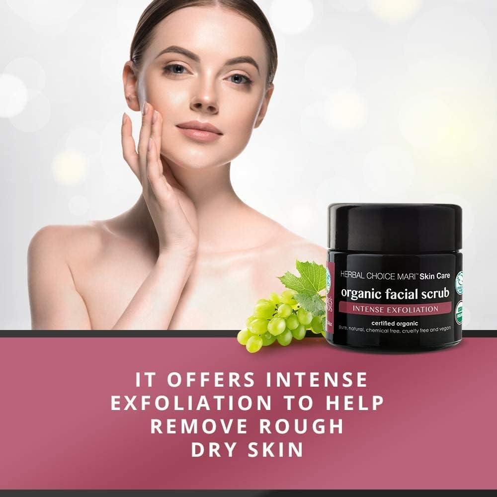 Exfoliante Facial Orgánico Nature's Brands 100ml - Piel Seca