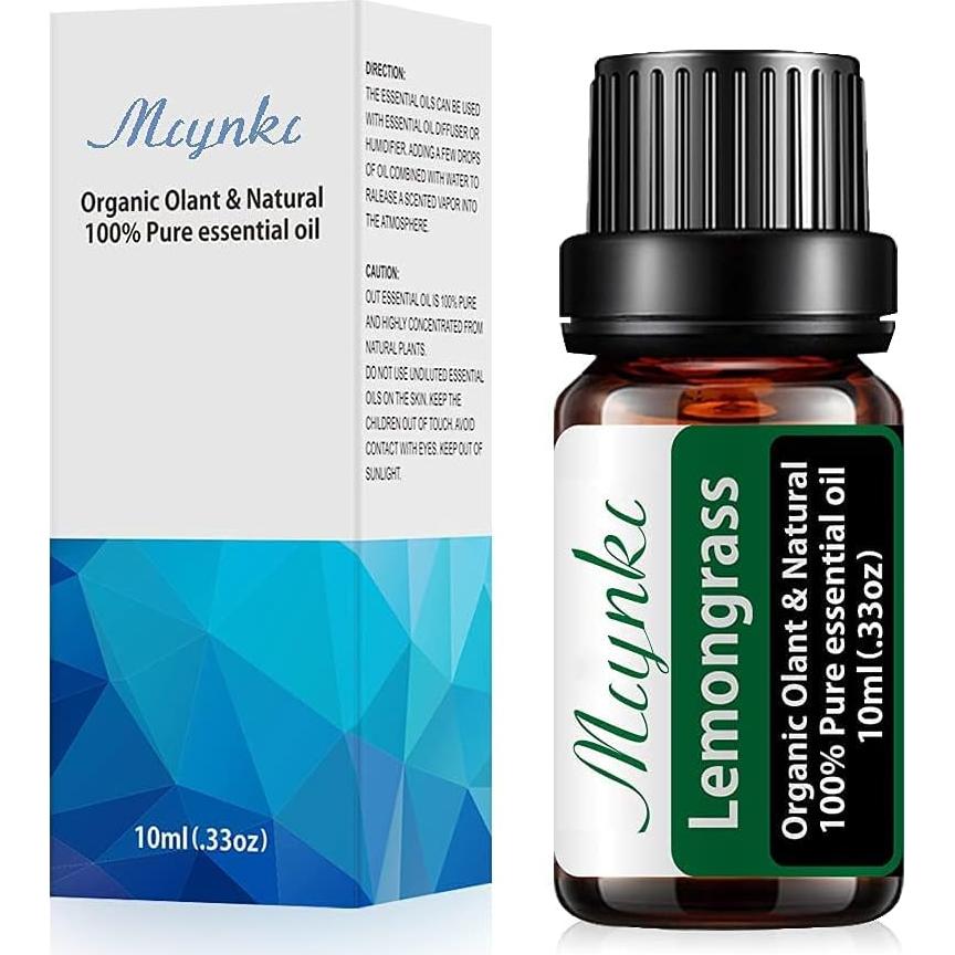 Aceite Esencial de Hierba de Limón Miyuki 10ml - Puro y Orgánico