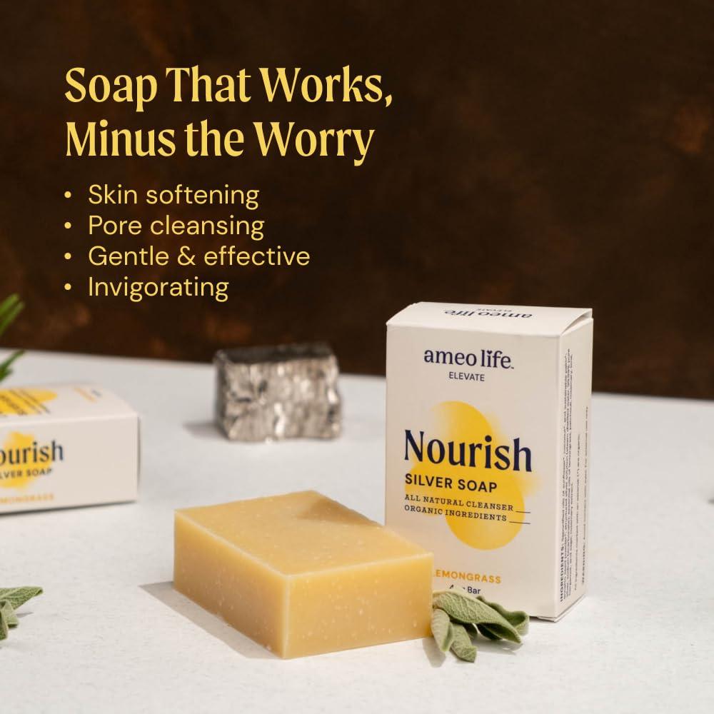 Jabón de Limón Ameo Life con 30 ppm de Plata - 113 g