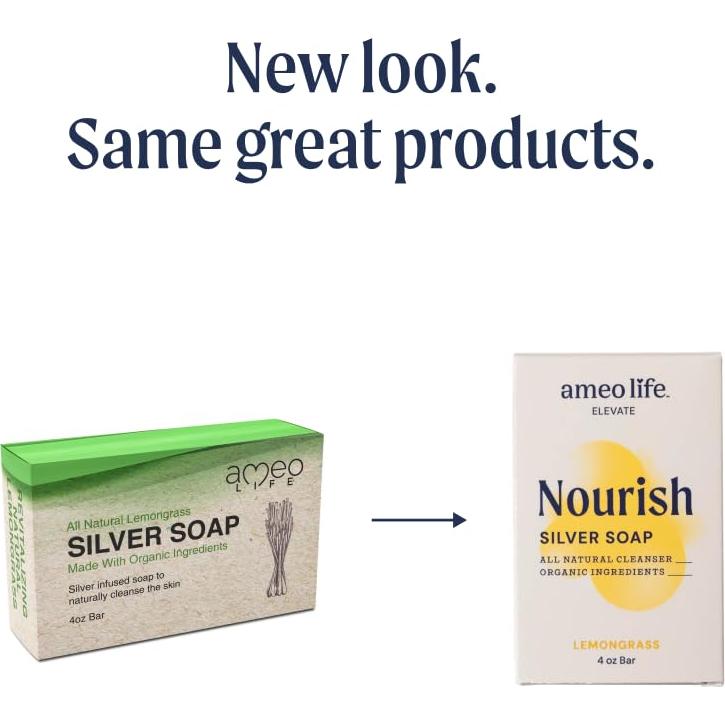 Jabón de Limón Ameo Life con 30 ppm de Plata - 113 g