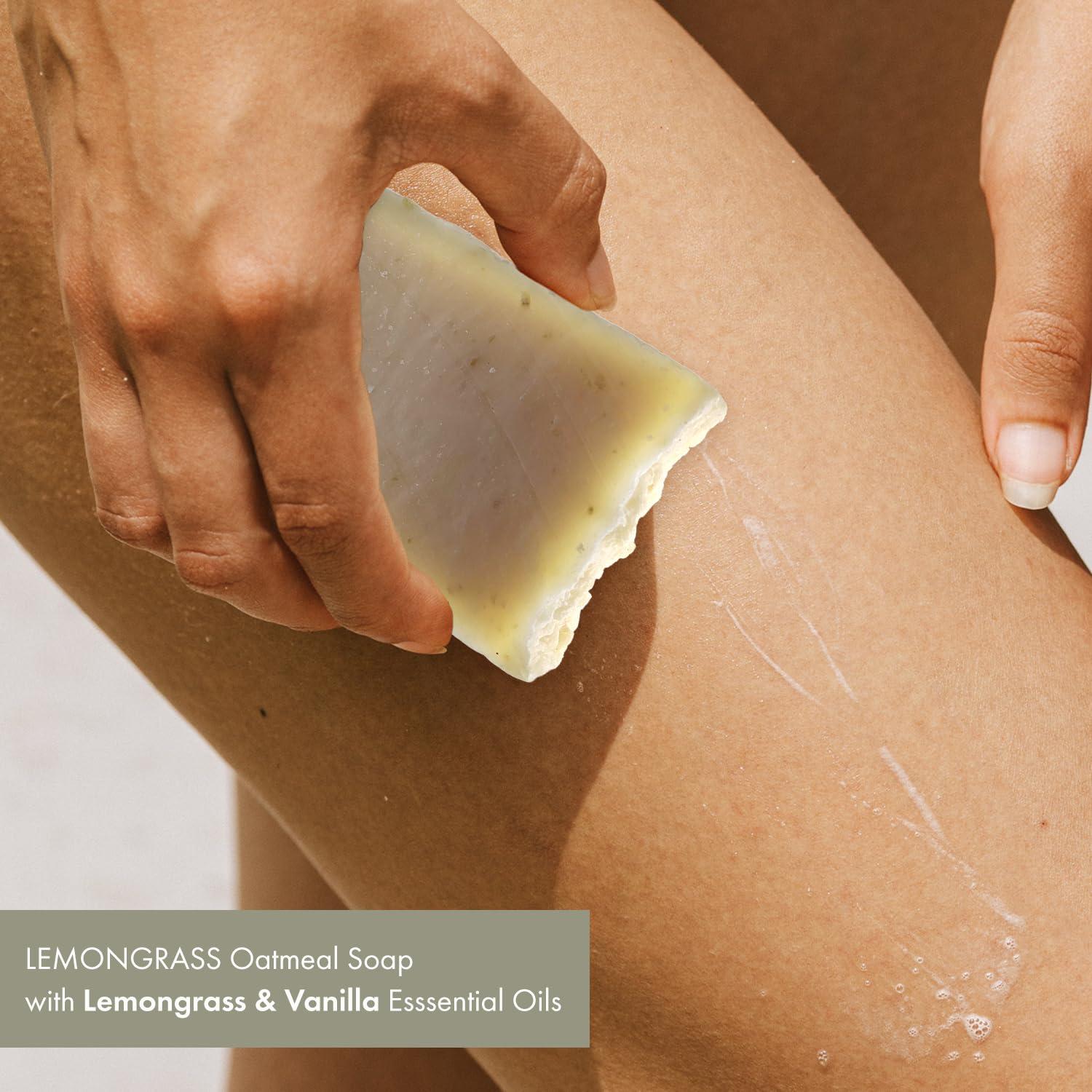 Jabón Hidratante de Avena Chatham 142g - Hierba de Limón y Vainilla