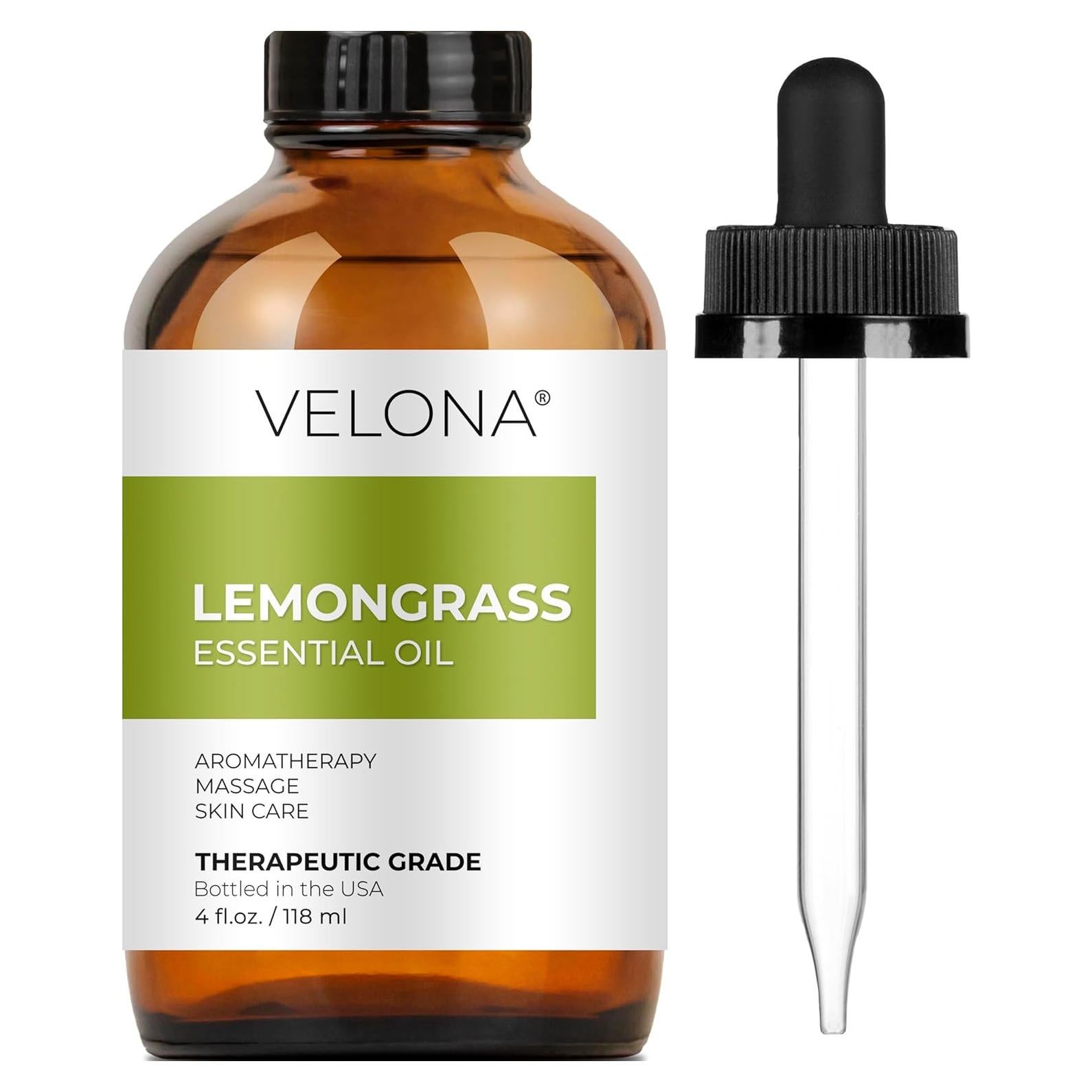 Aceite Esencial de Hierba Limón Velona 118 ml - 100% Puro