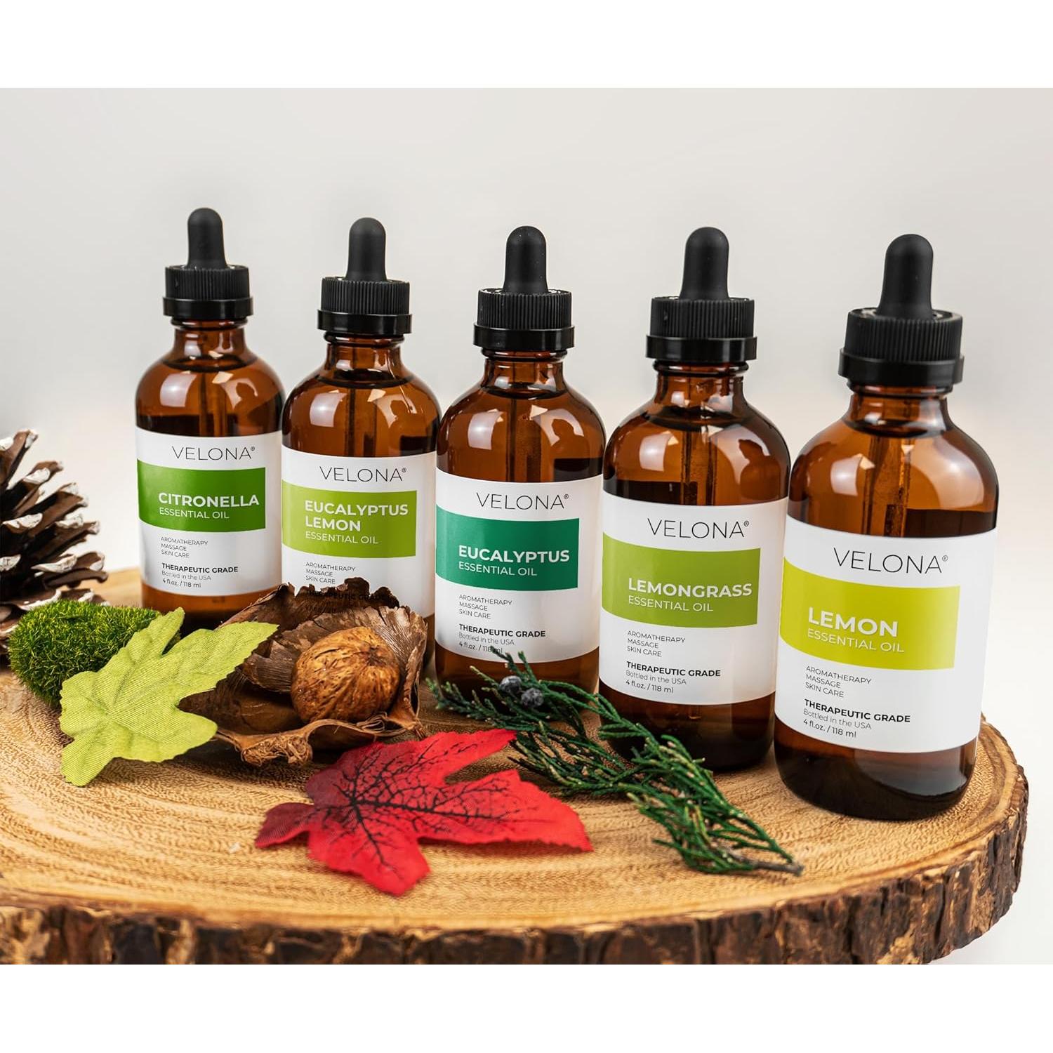 Aceite Esencial de Hierba Limón Velona 118 ml - 100% Puro