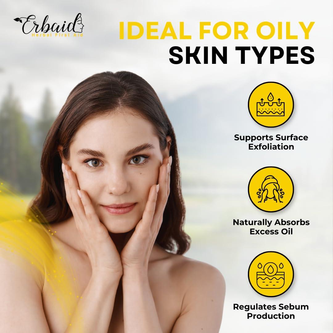 Jabón de Azufre Natural 10% Erbaid - Limpiador Facial y Corporal