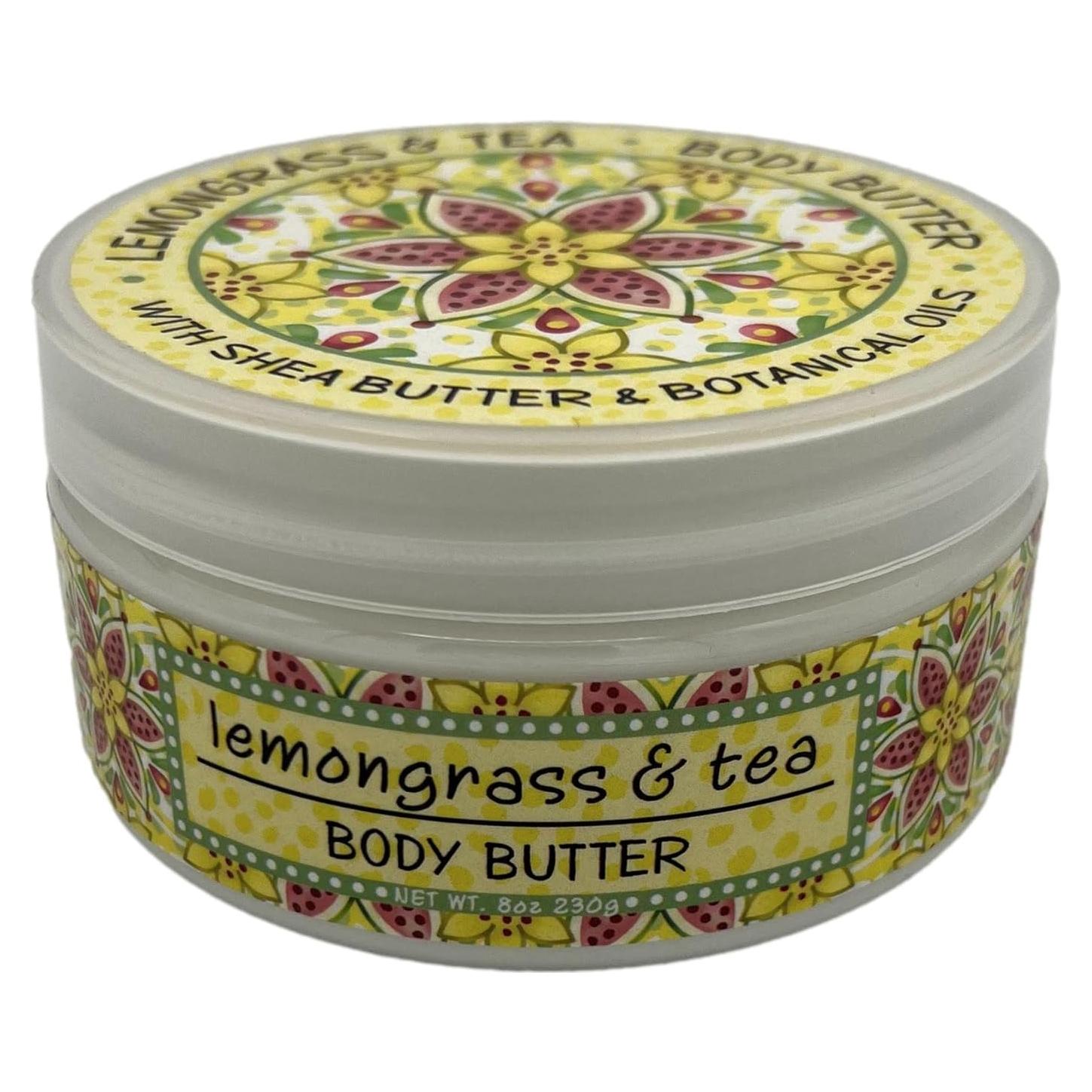 Manteca Corporal Greenwich Bay Hierba de Limón y Té 227g