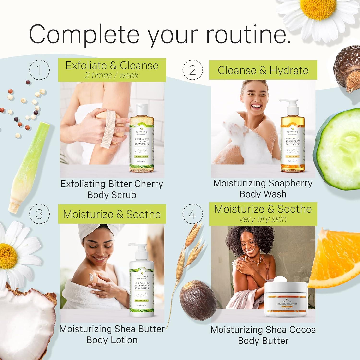 Loción Hidratante Tree to Tub 310g Piel Sensible Karité