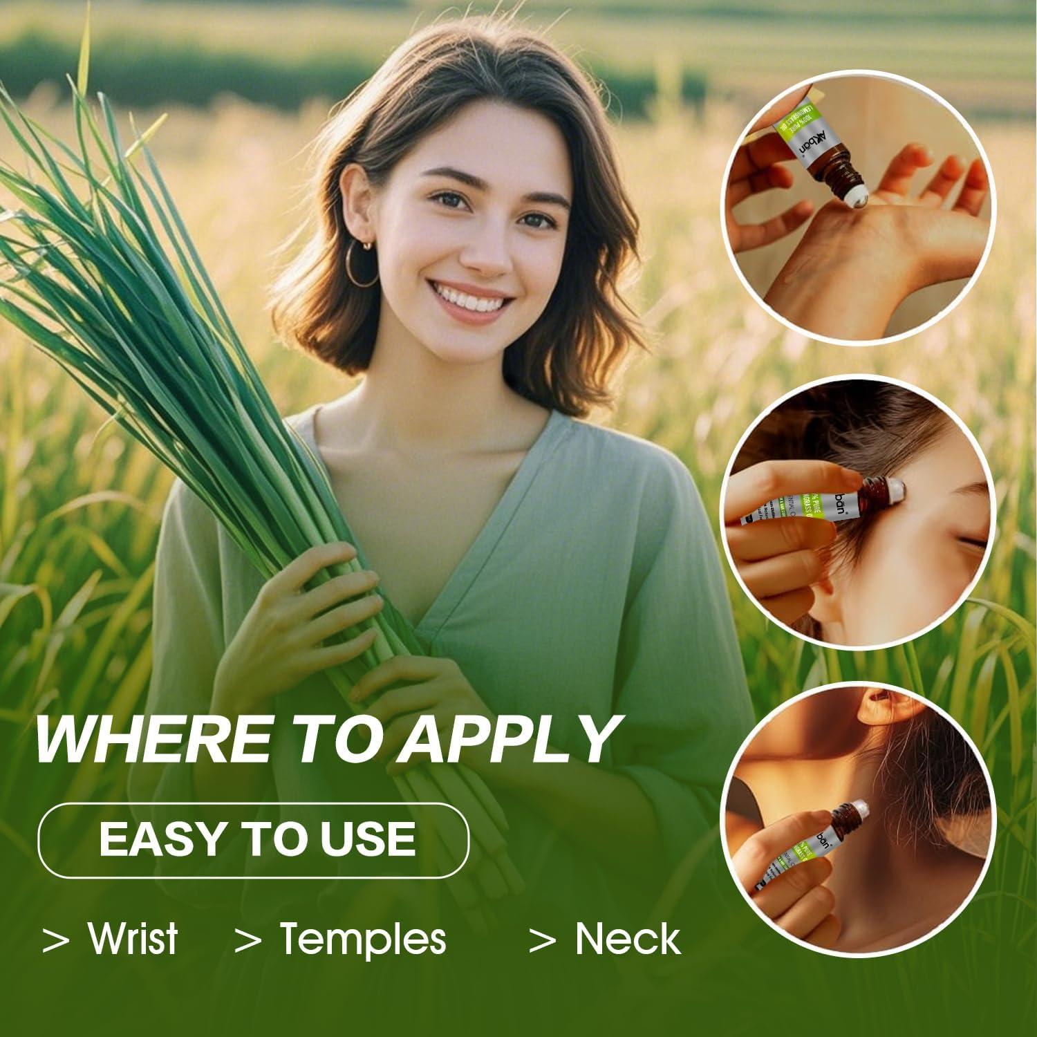 Aceite Esencial de Hierba Limón DAIEME 9.86 ml 100% Puro