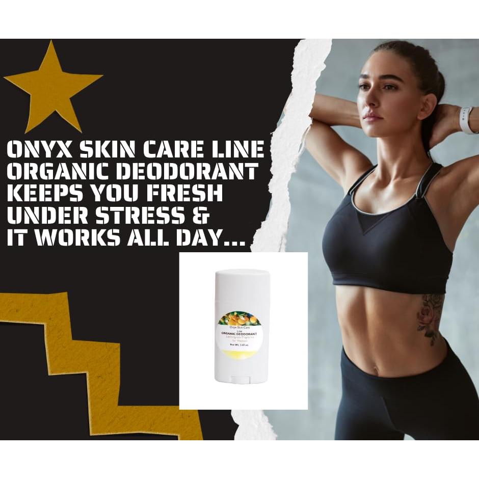 Desodorante Orgánico Natural Hierba Limón 75g para Mujeres