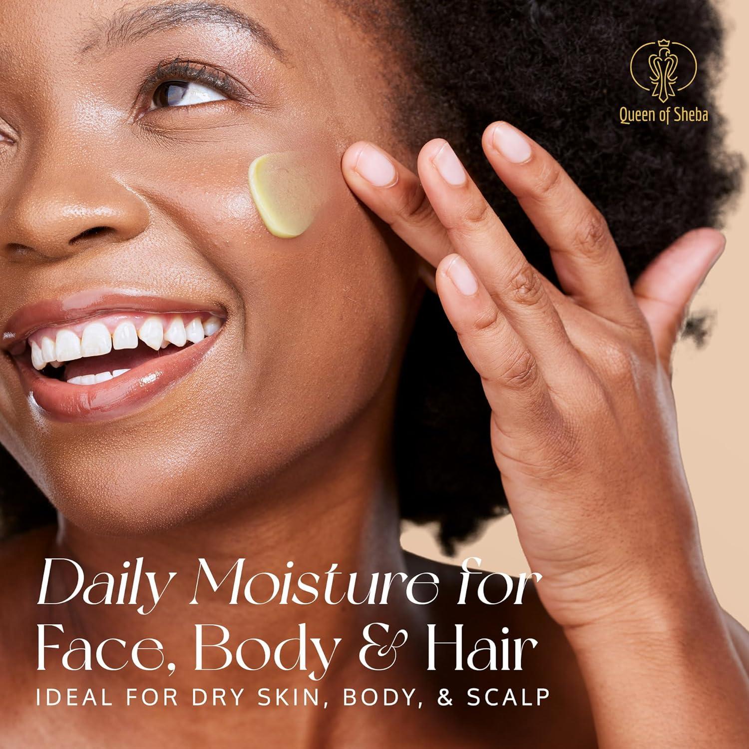 Manteca de Karité Cruda Orgánica Queen of Sheba 227g Hidratante