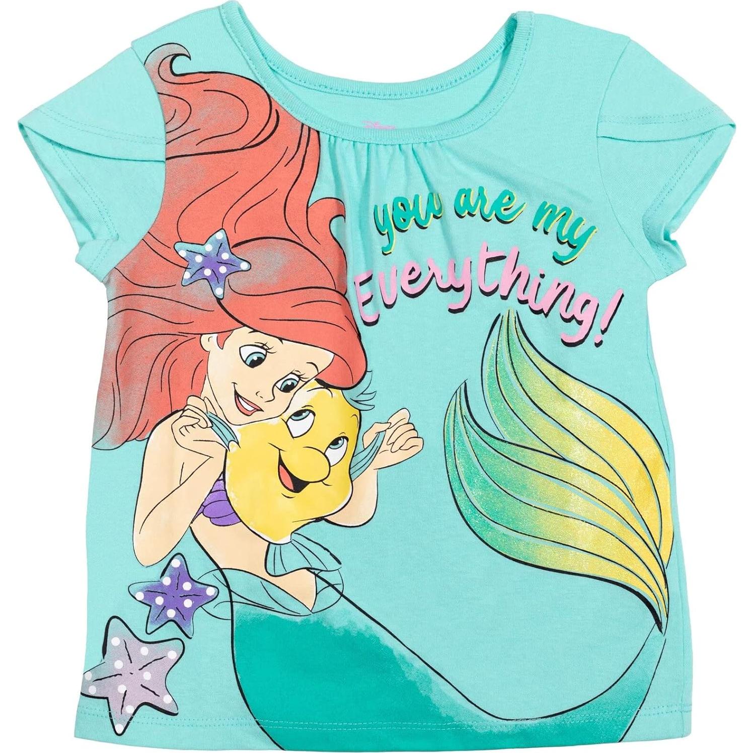 Conjunto de niña Moana Disney 3 piezas camiseta y falda