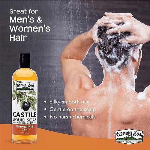 Jabón Líquido Orgánico Vermont Castile 473 ml - Sin Fragancia