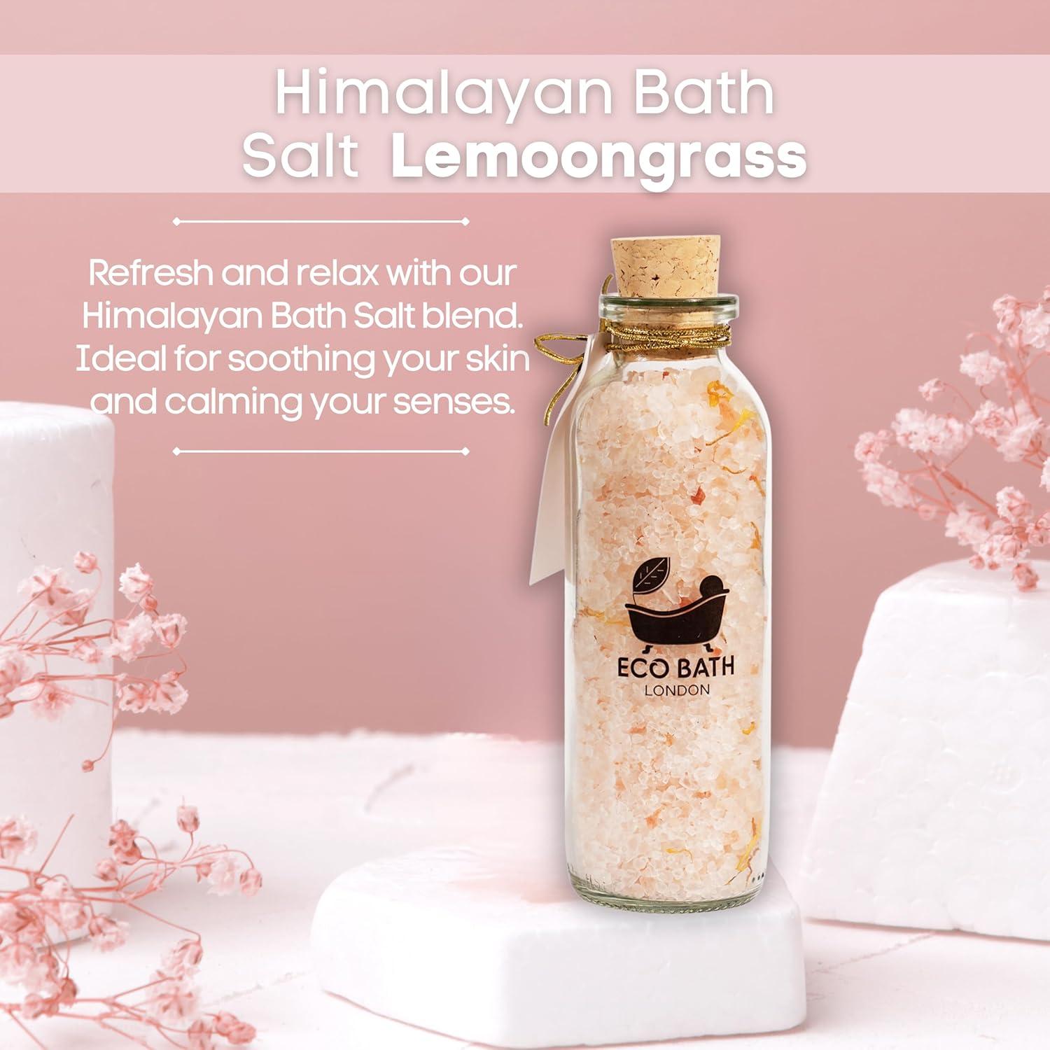 Sal de Baño del Himalaya Eco Bath London 300g - Hierba de Limón