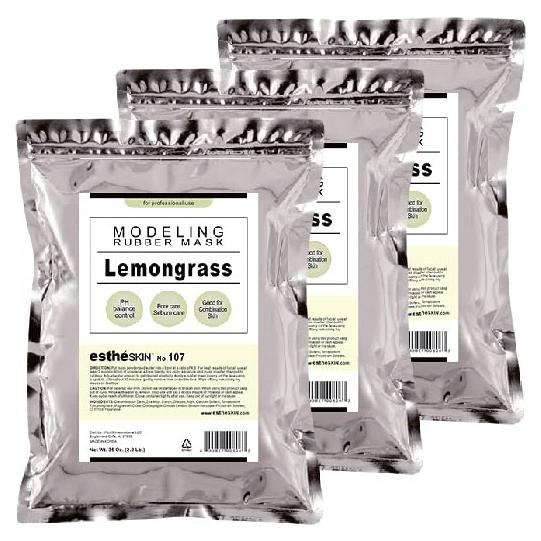 Mascarilla Peel Off EstheSKIN Lemongrass 992g (Paquete de 3)